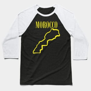 Vibrant Morocco Africa: Unleash Your 90s Grunge Spirit! Baseball T-Shirt